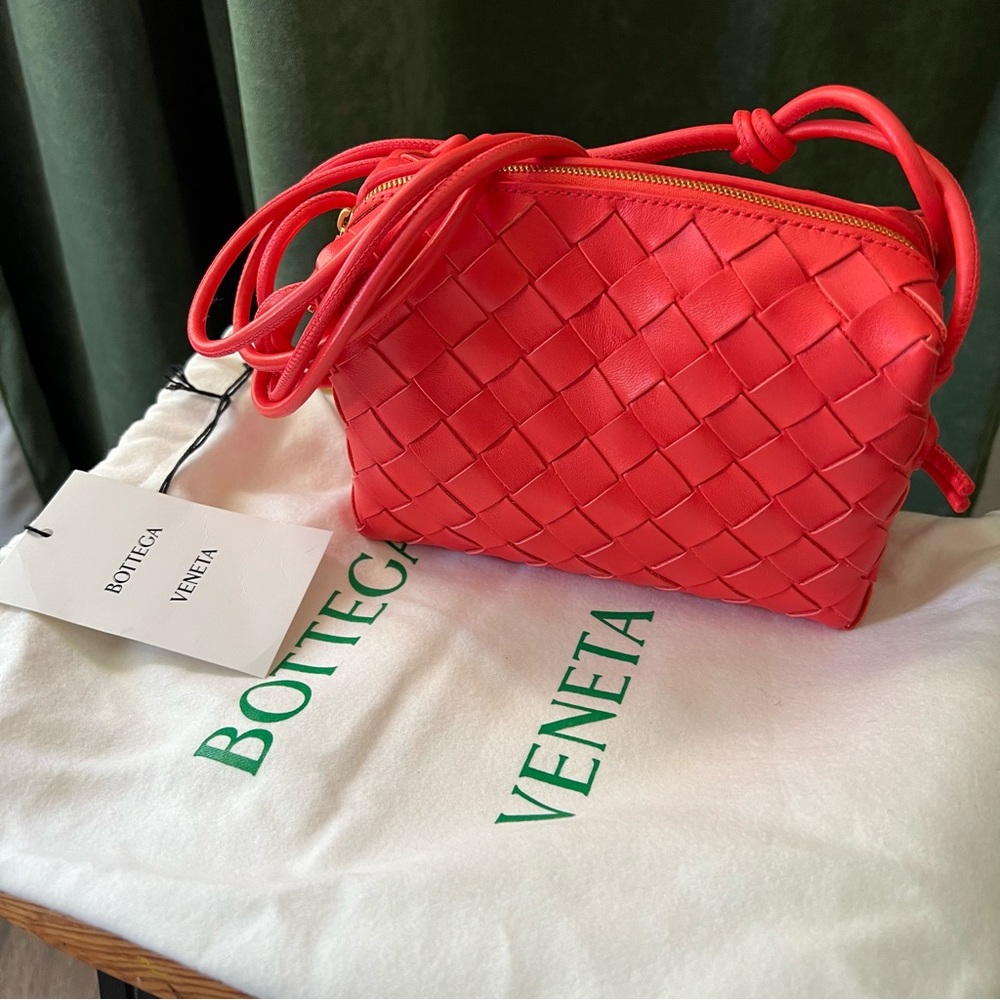 Bottega Veneta Mini Loop Camera Bag in Sunburst